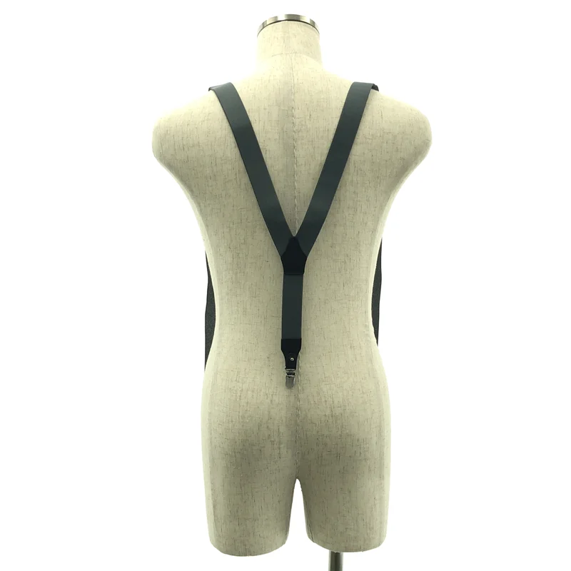 YOHJI YAMAMOTO POUR HOMME / ヨウジヤマモトプールオム | WOOLLY SPIN TAPE 30MM 2WAY SUSPENDERS / ウーリーゴム スピンタイプ サスペンダー |