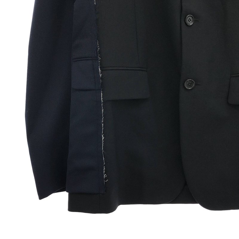 COMME des GARCONS HOMME DEUX / コムデギャルソンオムドゥ | 2021SS | 再構築 断ち切り テーラードジャケット | L | メンズ