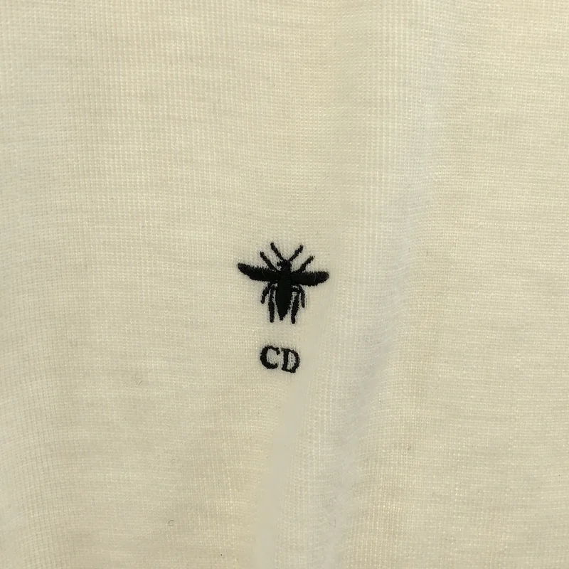 Christian Dior / クリスチャンディオール | BEE カシミア シルク 半袖ニット | 36 | レディース