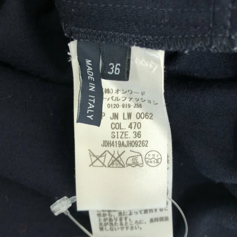 JIL SANDER NAVY / ジルサンダーネイビー | ノースリーブ バックジップ ワンピース | 36 | レディース