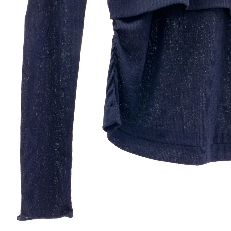 anuke / アンヌーク | 2024AW | Layered Rib Tops / コットン レイヤード リブトップス | F | レディース