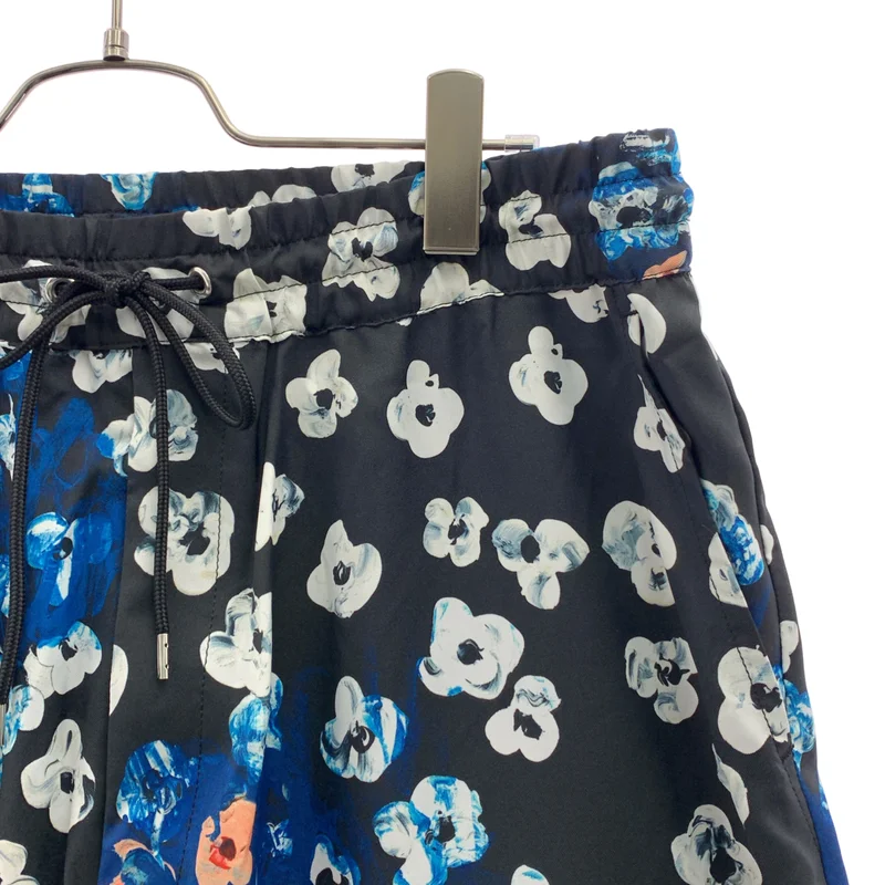 KIDILL / キディル | 2023SS | × maya shibasaki / マヤシバサキ / WIDE ZIP PANTS / フラワープリント ワイドジップパンツ | 42 | レディース