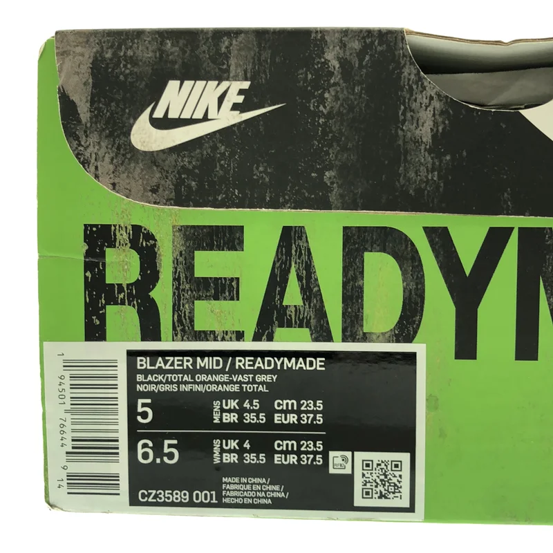NIKE / ナイキ | BLAZER MID/READYMADE / CZ3589-001 ブレイザー ミッド/レディメイド スニーカー | 23.5cm | レディース