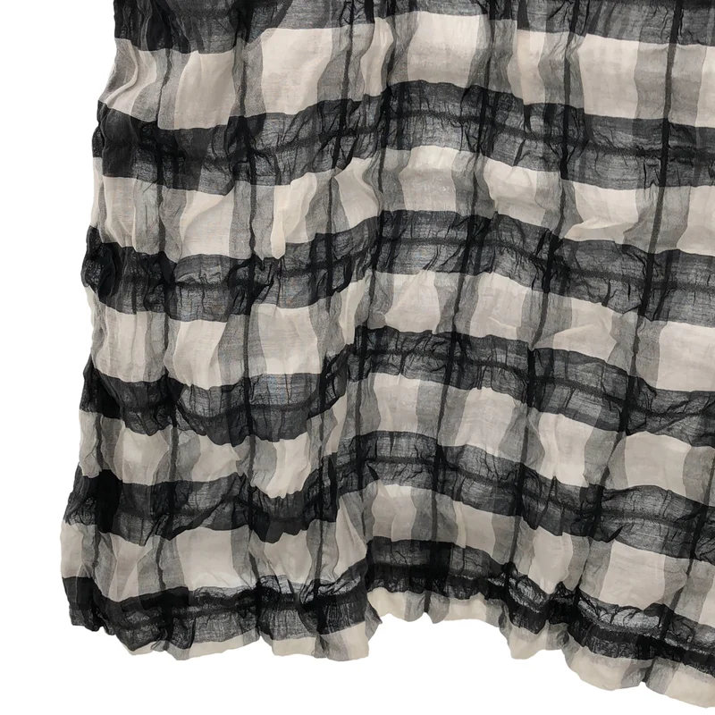 tricot COMME des GARCONS / トリココムデギャルソン | 2013SS | コットン シルク チェック 半袖ワンピース | M | レディース