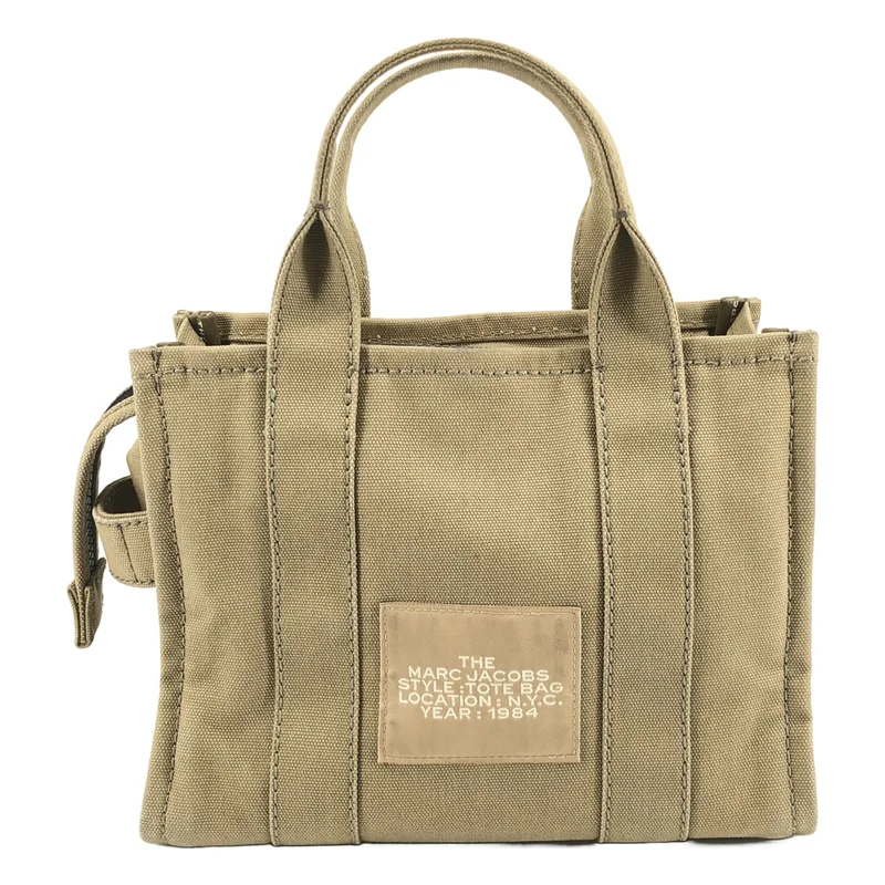 MARC JACOBS / マークジェイコブス | THE TOTE BAG / キャンバス ロゴプリント ミニトートバッグ |
