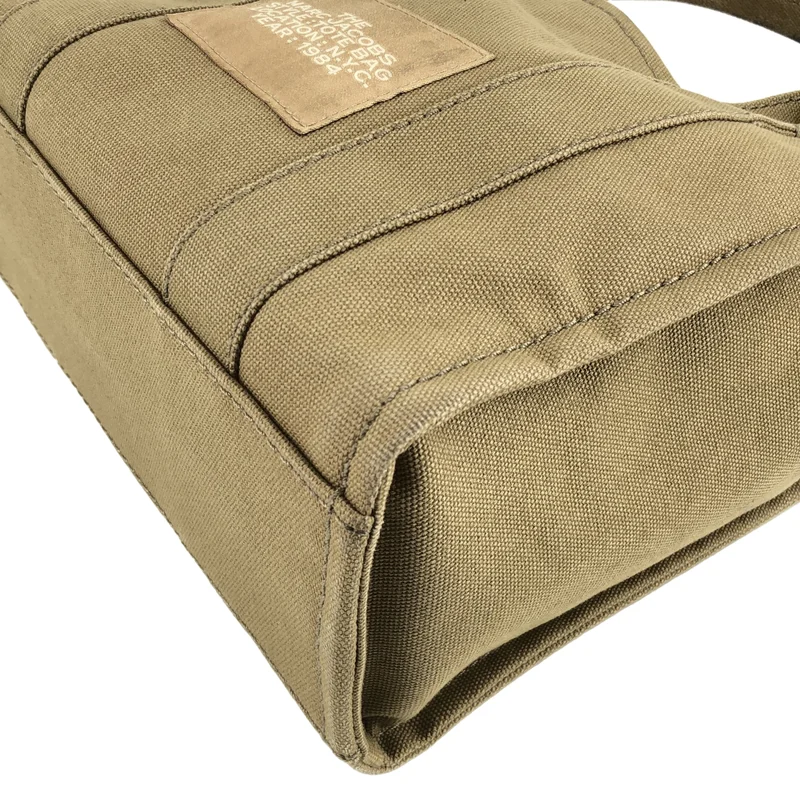 MARC JACOBS / マークジェイコブス | THE TOTE BAG / キャンバス ロゴプリント ミニトートバッグ |