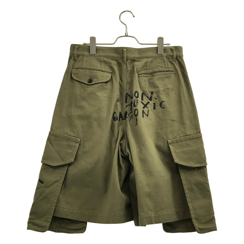 COMME des GARCONS SHIRT / コムデギャルソンシャツ | 2026SS | cotton twill garment printed プリント カーゴショートパンツ | S | メンズ