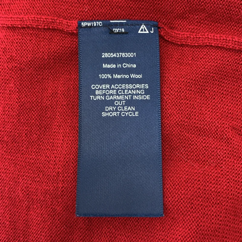 RALPH LAUREN / ラルフローレン | ポニー メリノウール Vネック カーディガン | S | レディース
