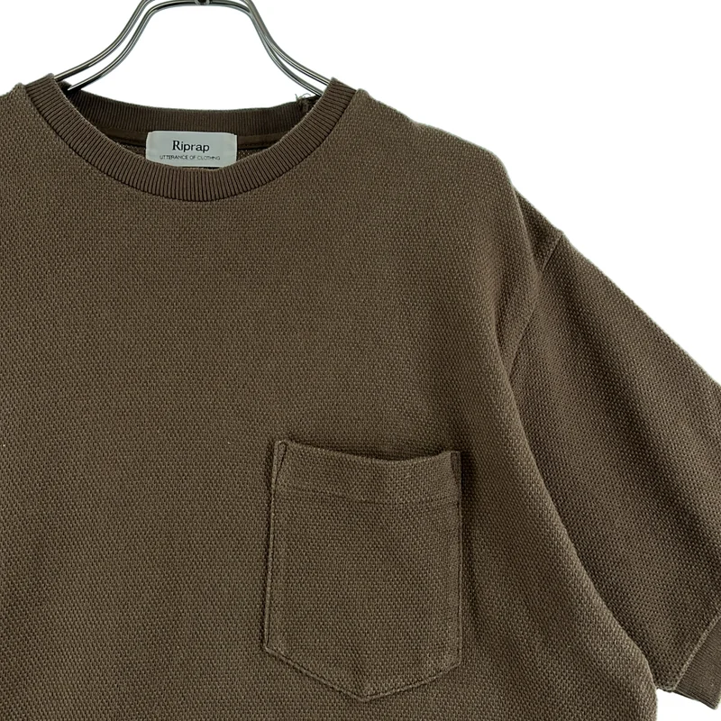 Riprap / リップラップ | CREW NECK POLO SHIRT / コットン クルーネック ポロシャツ |