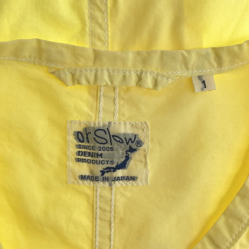 orslow / オアスロウ | コットン バンドカラー シャツワンピース | 1 | レディース
