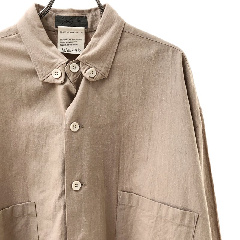 YOHJI YAMAMOTO POUR HOMME / ヨウジヤマモトプールオム | 1980s | ボタンダウン シャツジャケット |