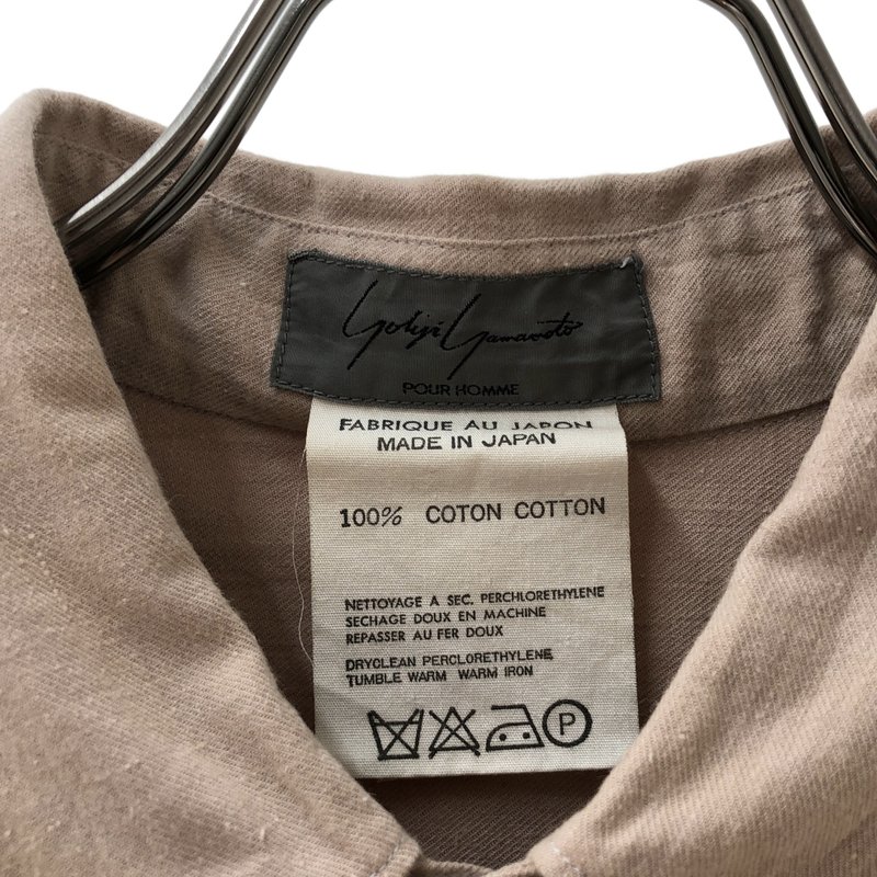 YOHJI YAMAMOTO POUR HOMME / ヨウジヤマモトプールオム | 1980s | ボタンダウン シャツジャケット |