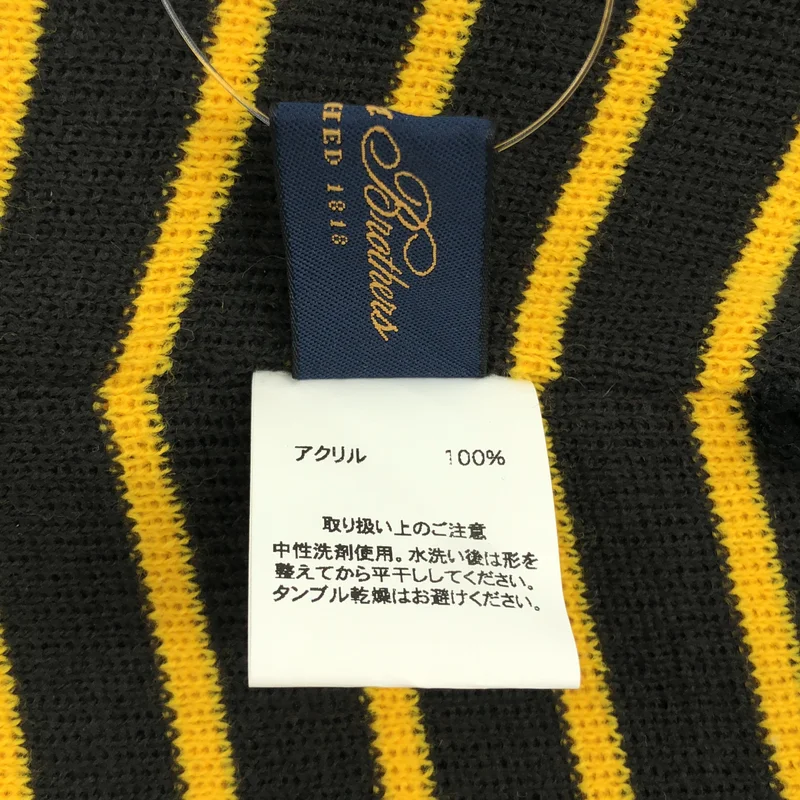 NEAT / ニート | ×Brooks Brothers / ボーダー ビーニー ニット帽 |
