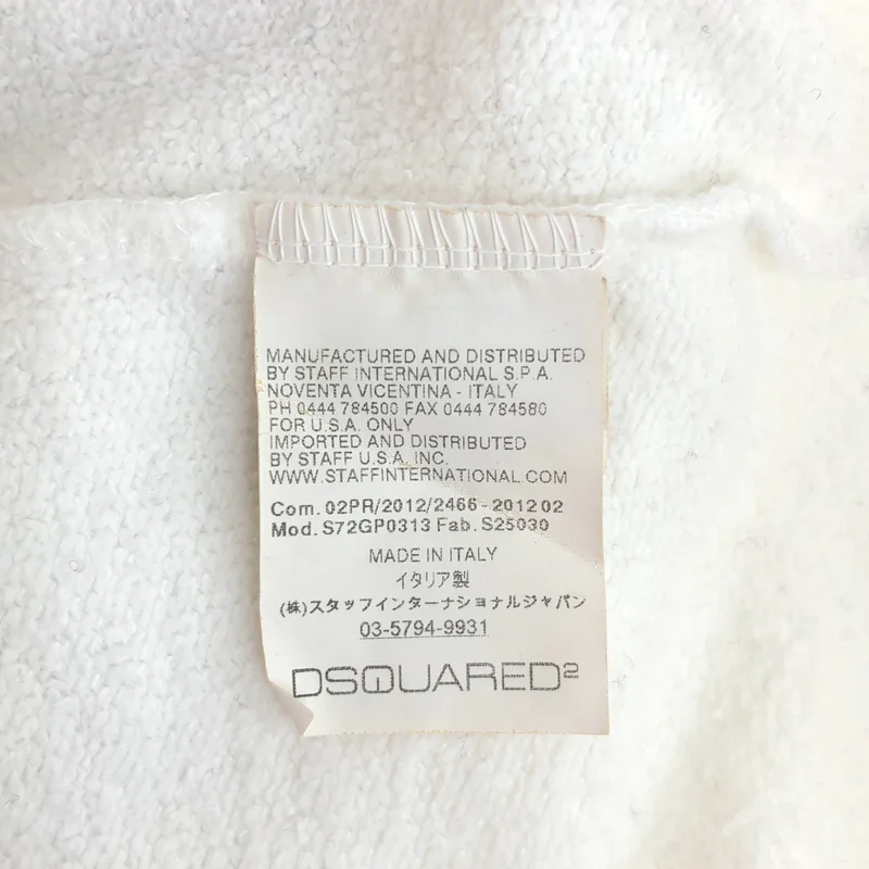 DSQUARED2 / ディースクエアード | キャラクタープリント スウェット フーディ | L | レディース