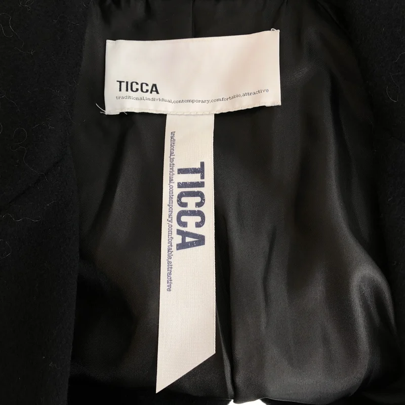 TICCA / ティッカ | ウール ダブル ジャケットコート TBCA-215 | F | レディース