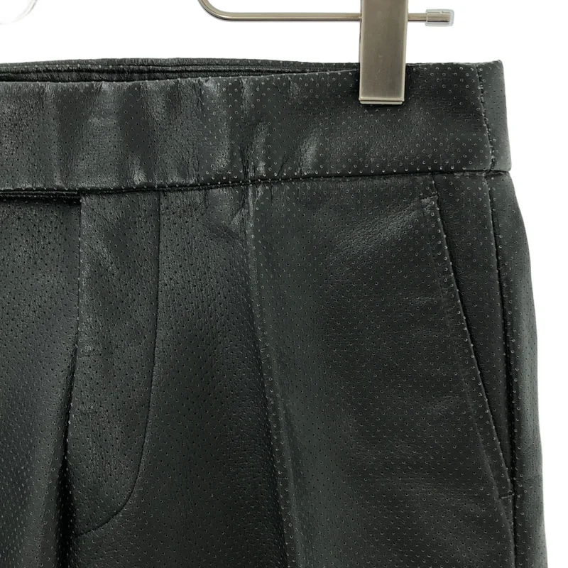 COMME des GARCONS / コムデギャルソン | 2000AW | フェイクレザー パンチングフレアパンツ GP-04013S | S | レディース