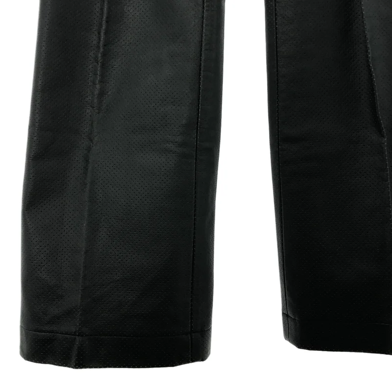 COMME des GARCONS / コムデギャルソン | 2000AW | フェイクレザー パンチングフレアパンツ GP-04013S | S | レディース