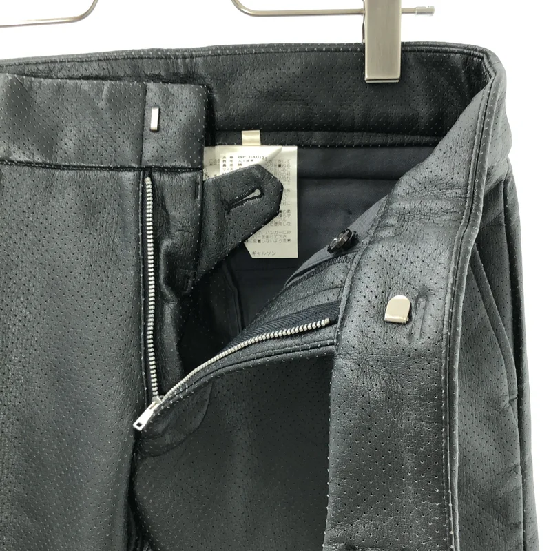 COMME des GARCONS / コムデギャルソン | 2000AW | フェイクレザー パンチングフレアパンツ GP-04013S | S | レディース