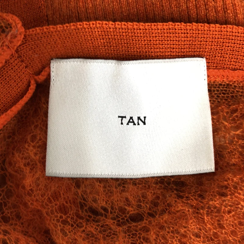 TAN / タン | モヘヤ ウール Vネック ショートカーディガン | F | レディース
