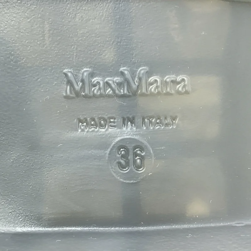 Max Mara / マックスマーラ | パテントレザー ステッチデザイン コンバットブーツ | 36 | レディース