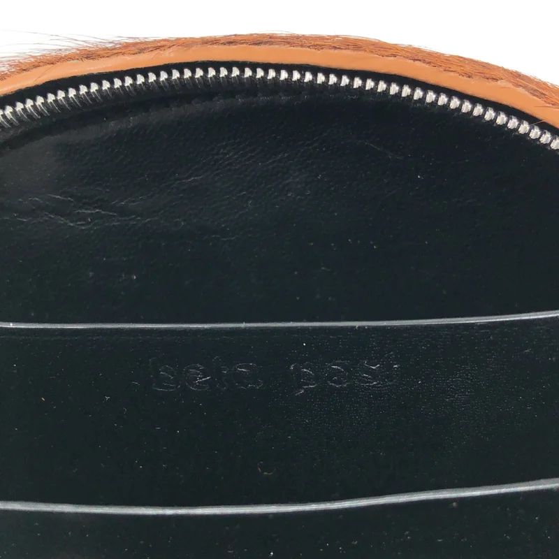 beta post / ベータポスト | mini purse レザー ラウンドジップ ミニウォレット |