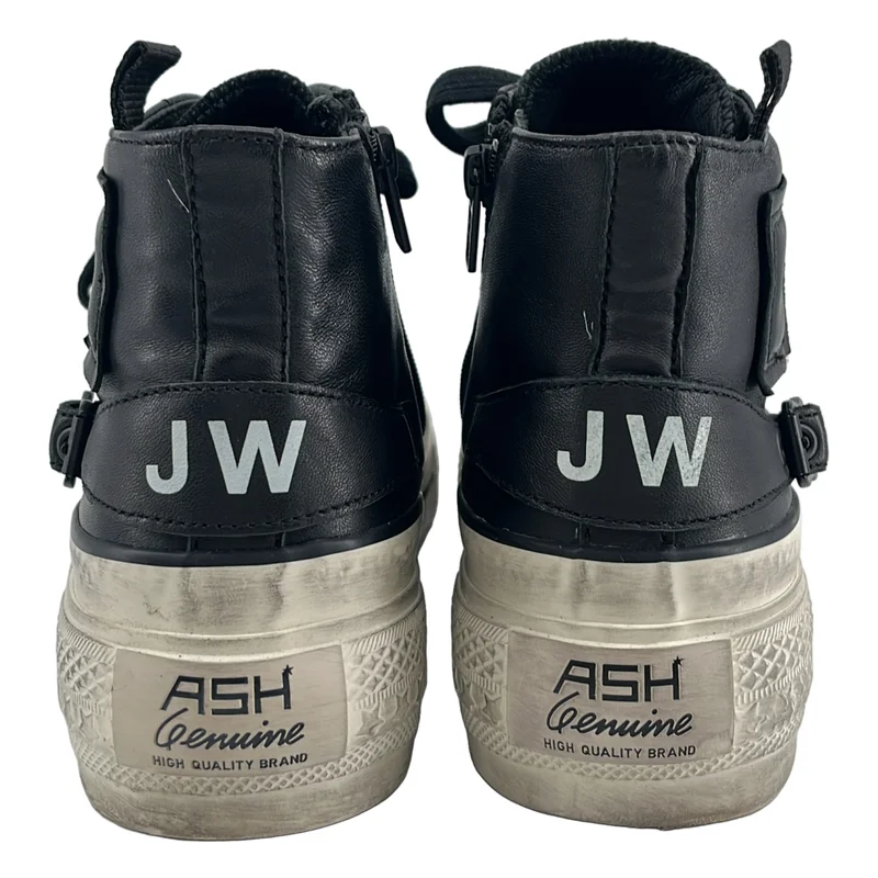 Ash / アッシュ | レザー ロゴ ハイカット スニーカー | 38 | レディース