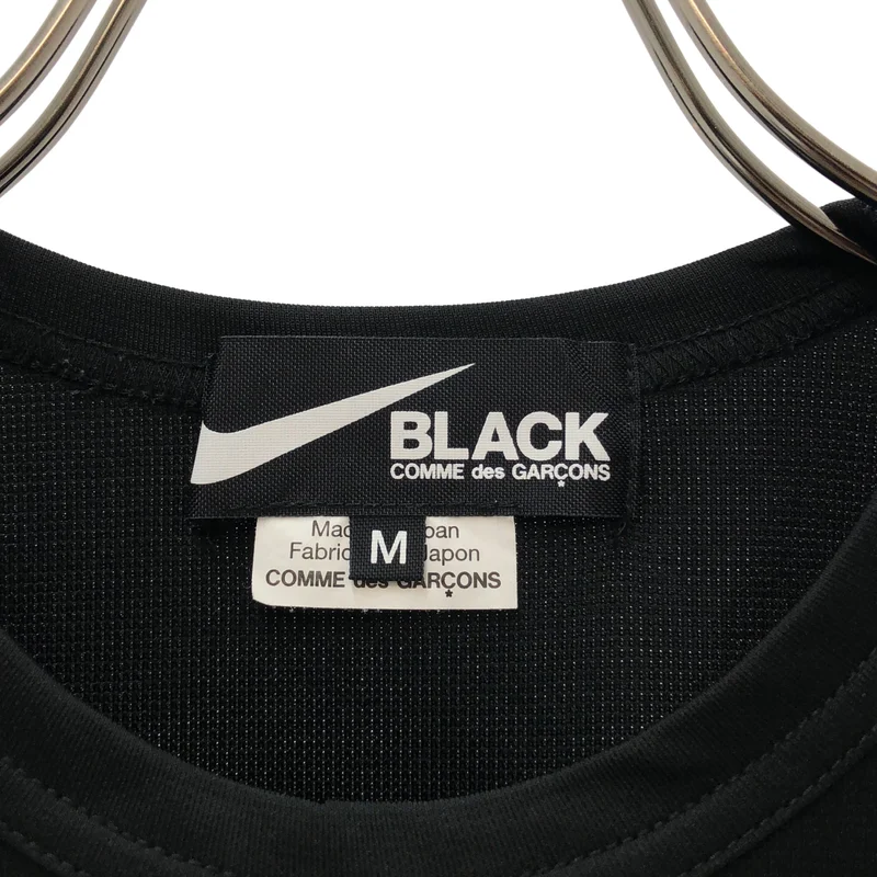 BLACK COMME des GARCONS / ブラックコムデギャルソン | 2022AW | × NIKE / ロゴプリント Tシャツ | M | メンズ