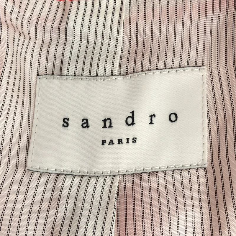 SANDRO / サンドロ | ショールカラー ボタンレステーラードジャケット | 36 | レディース