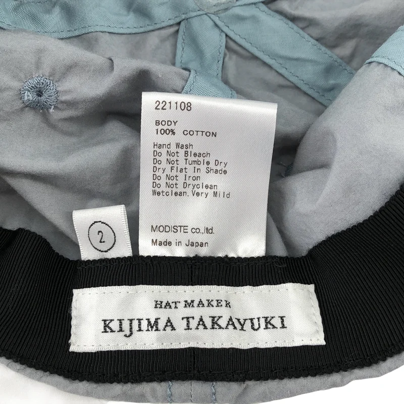KIJIMA TAKAYUKI / キジマタカユキ | BACK GUM 6PANEL CAP タイプライター 6パネルキャップ | F | その他