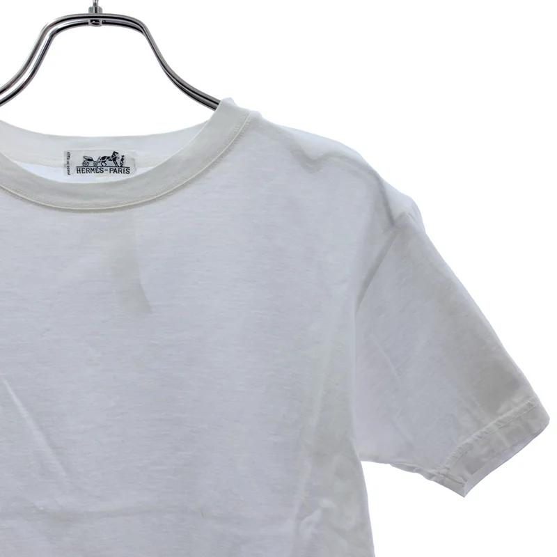 HERMES / エルメス | 1990s | ロゴ 刺しゅう Tシャツ |