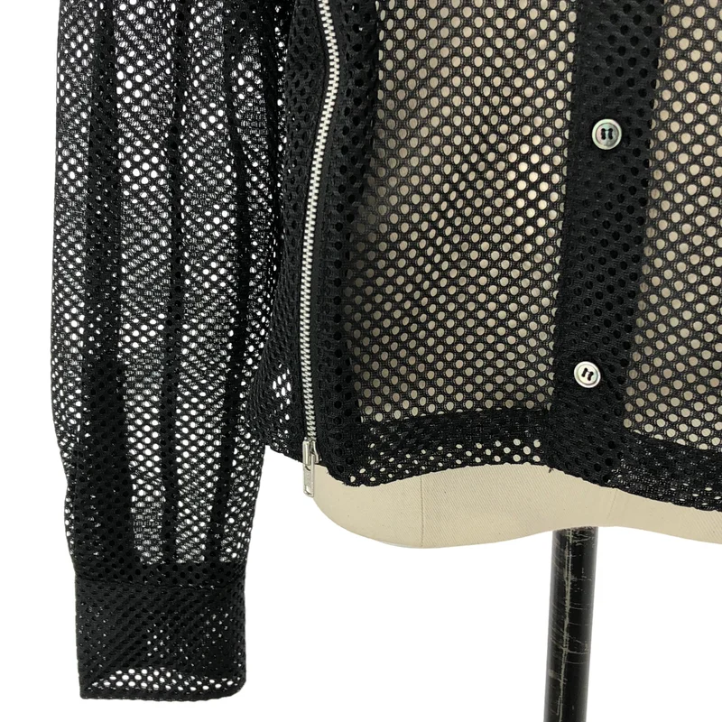 COMME des GARCONS HOMME PLUS / コムデギャルソンオムプリュス | 2026SS | MESH ZIP CROPPED SHIRT | M | メンズ