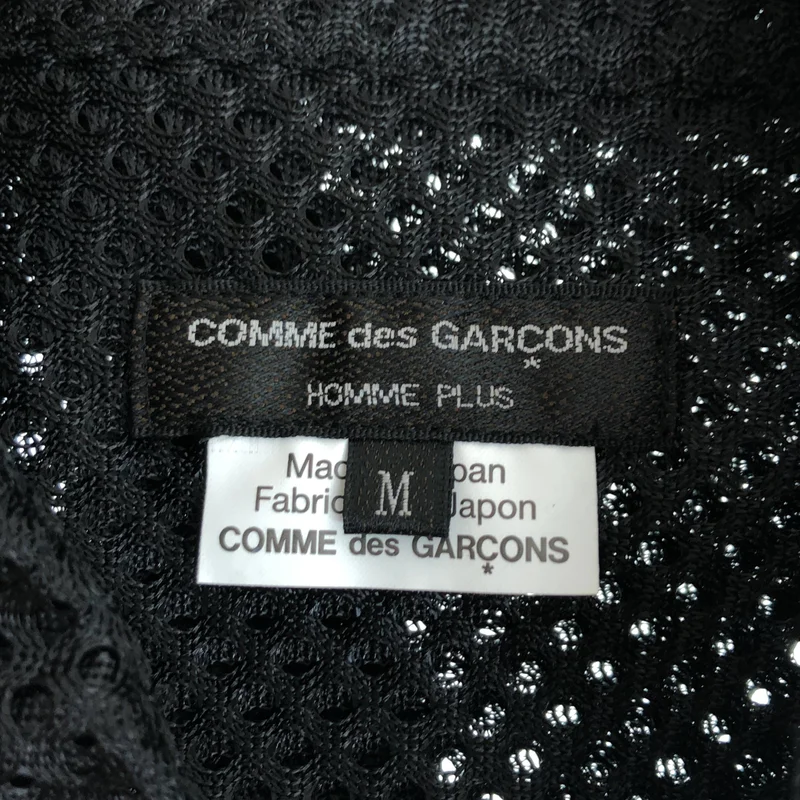 COMME des GARCONS HOMME PLUS / コムデギャルソンオムプリュス | 2026SS | MESH ZIP CROPPED SHIRT | M | メンズ