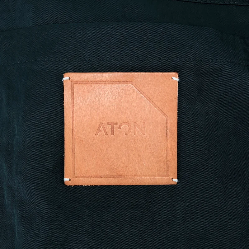 ATON / エイトン | SHRINK NYRON BIG N.BAG / ナイロン ショルダーバッグ | F | メンズ