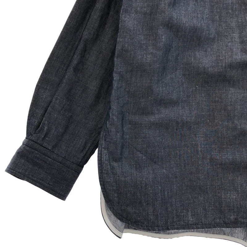 DEPAREILLE / デパリエ | DENIM BOW SHIRT シャツ_長袖 B1152AFT340 | 38 | レディース
