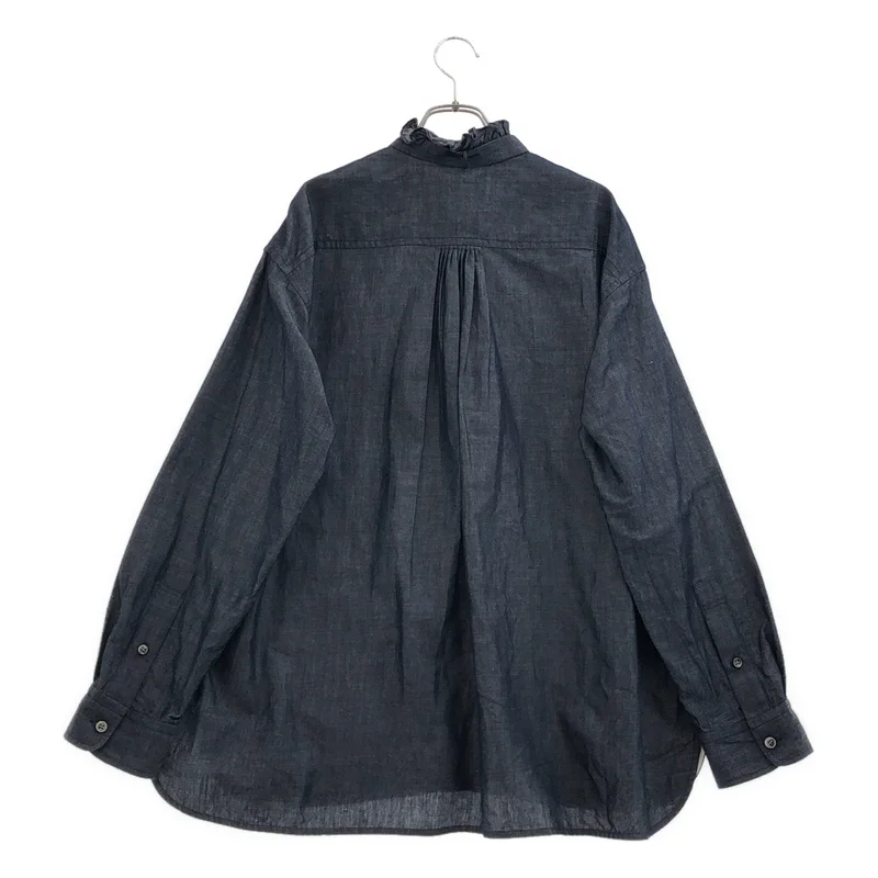 DEPAREILLE / デパリエ | DENIM BOW SHIRT シャツ_長袖 B1152AFT340 | 38 | レディース