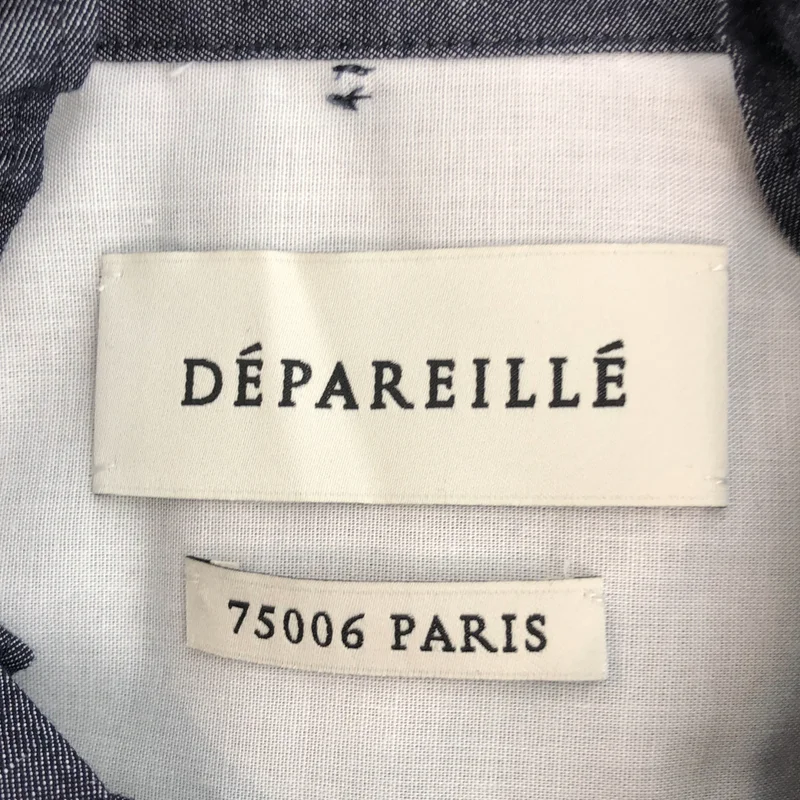 DEPAREILLE / デパリエ | DENIM BOW SHIRT シャツ_長袖 B1152AFT340 | 38 | レディース