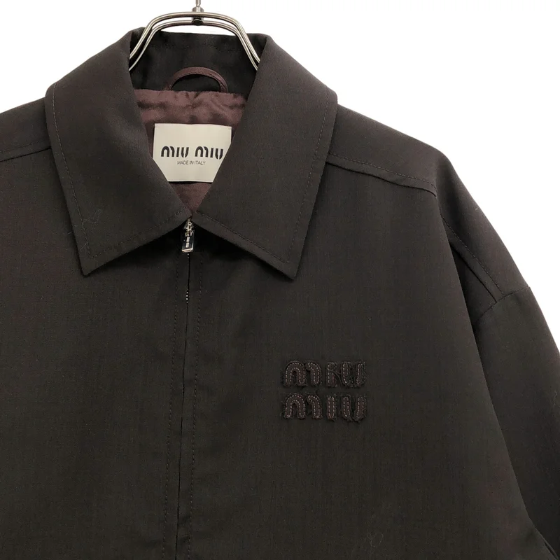 miu miu / ミュウミュウ | モヘア ブルゾン ジャケット ML1041 | 36 | レディース