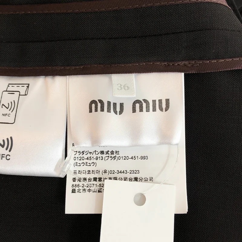 miu miu / ミュウミュウ | モヘア ブルゾン ジャケット ML1041 | 36 | レディース