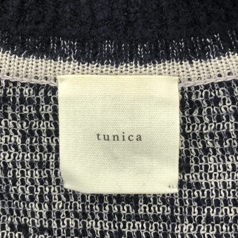 tunica / チュニカ | ジャガード ハイネック ニットワンピース | F | レディース