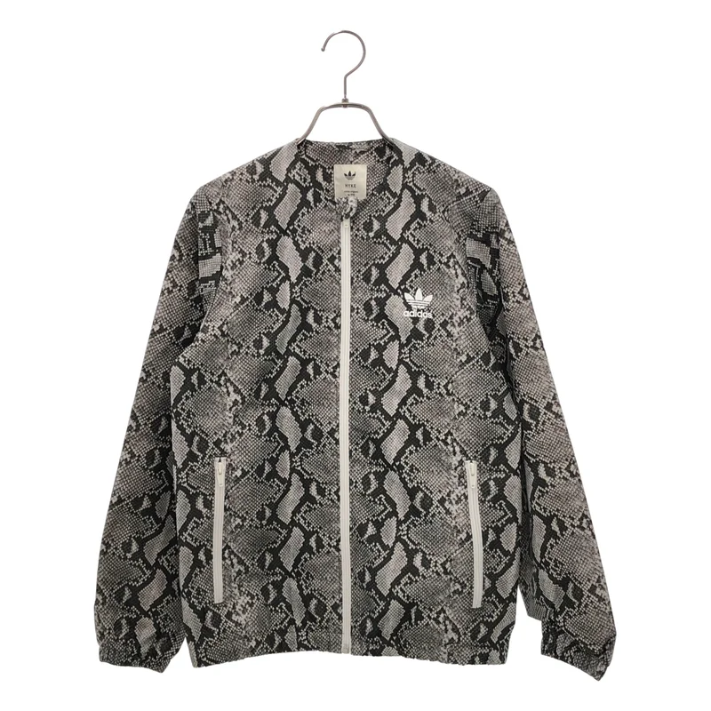 adidas by HYKE / アディダスBYハイク | パイソンプリント ノーカラーブルゾン | S | レディース