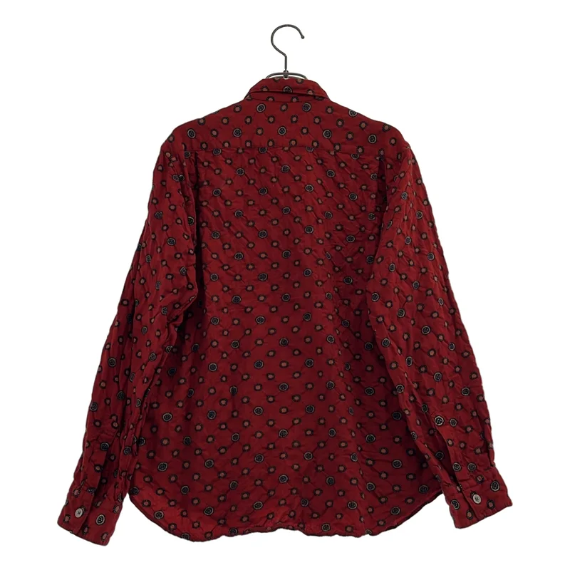 COMME des GARCONS HOMME / コムデギャルソンオム | 2005AW | ウール 総柄 製品洗い マルチジップシャツ | L | メンズ