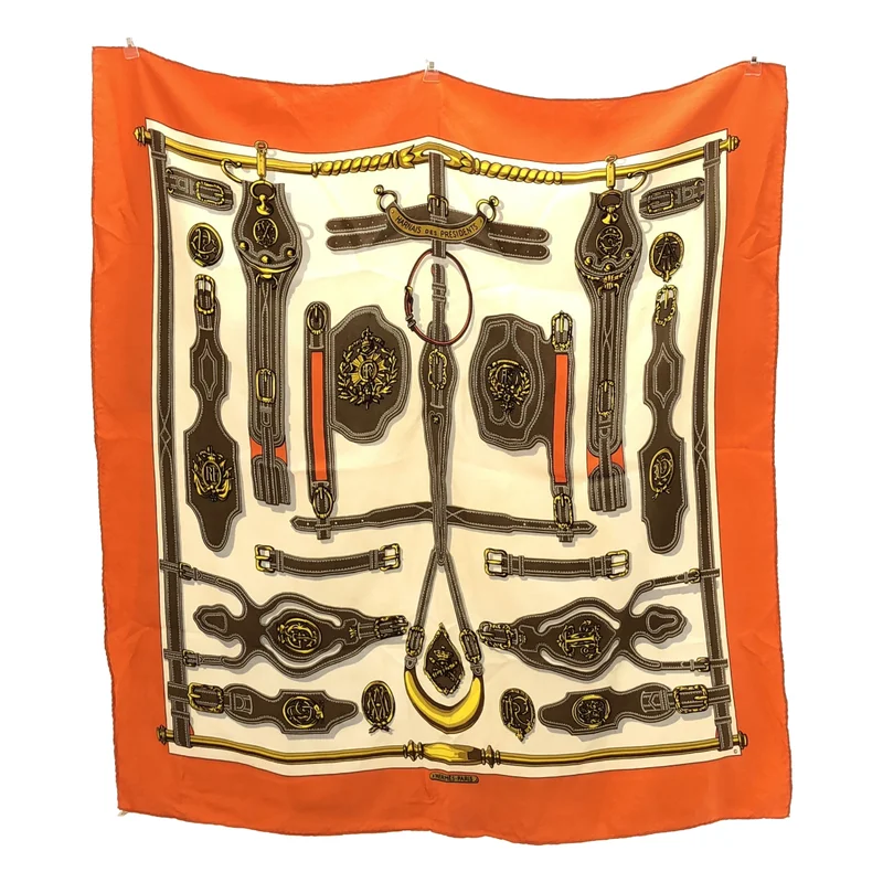 HERMES / エルメス | Harnais des Presidents carré 90 silk scarf | – KLD