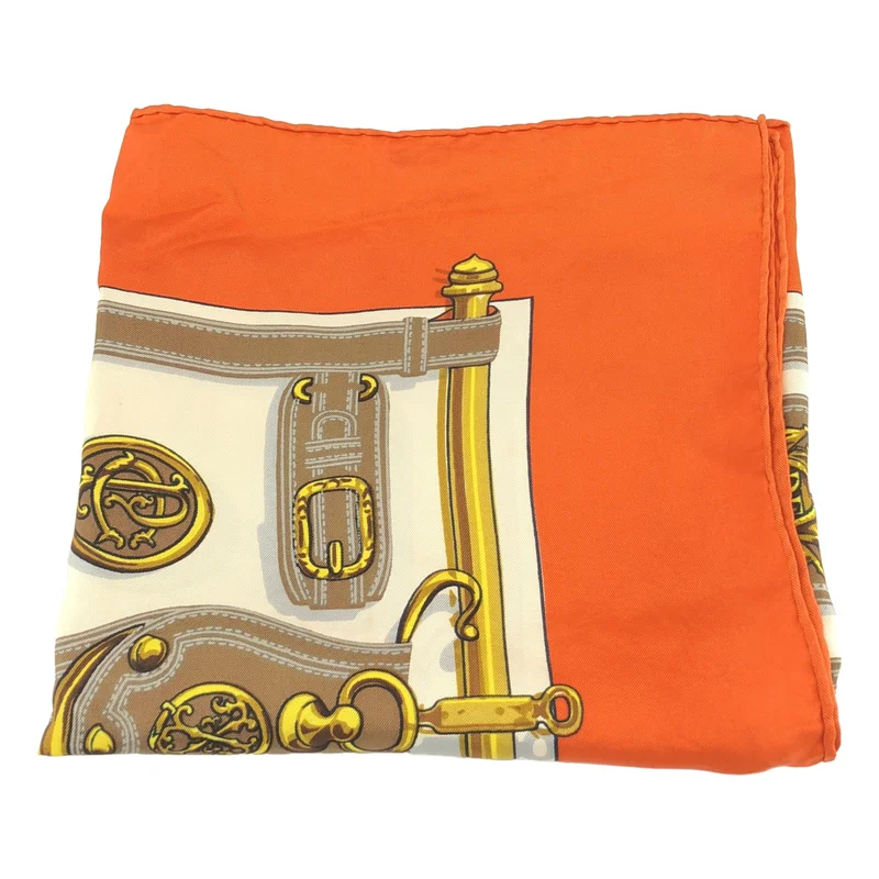 HERMES / エルメス | Harnais des Presidents カレ90 シルクスカーフ |