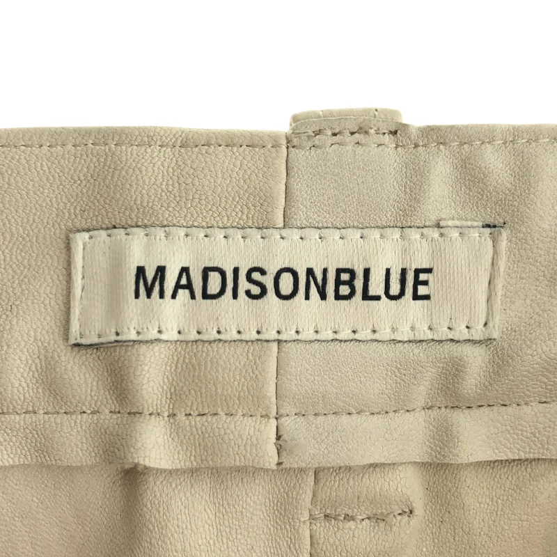 MADISON BLUE / マディソンブルー | ラムレザースリムパンツ | XS | レディース