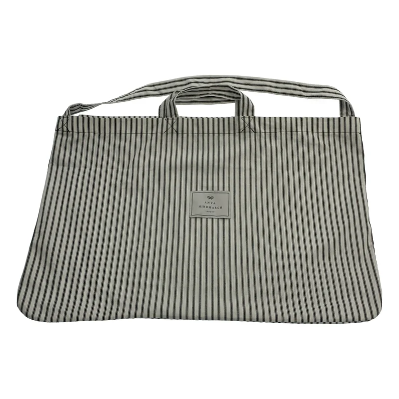 ANYA HINDMARCH / アニヤハインドマーチ | Mortimer Tote in Grape Shiny Calf モティマー レザー トートバッグ |