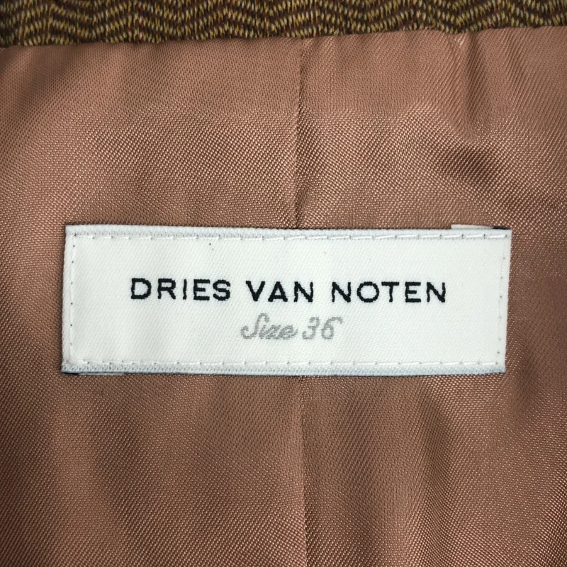 DRIES VAN NOTEN / ドリスヴァンノッテン | ヘリンボーン ジャケット 340290-20-04 | 36 | レディース