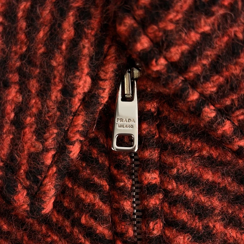 PRADA / プラダ | 2013AW | ウール 付け袖 ジップアップ ジャケット | 38 | レディース