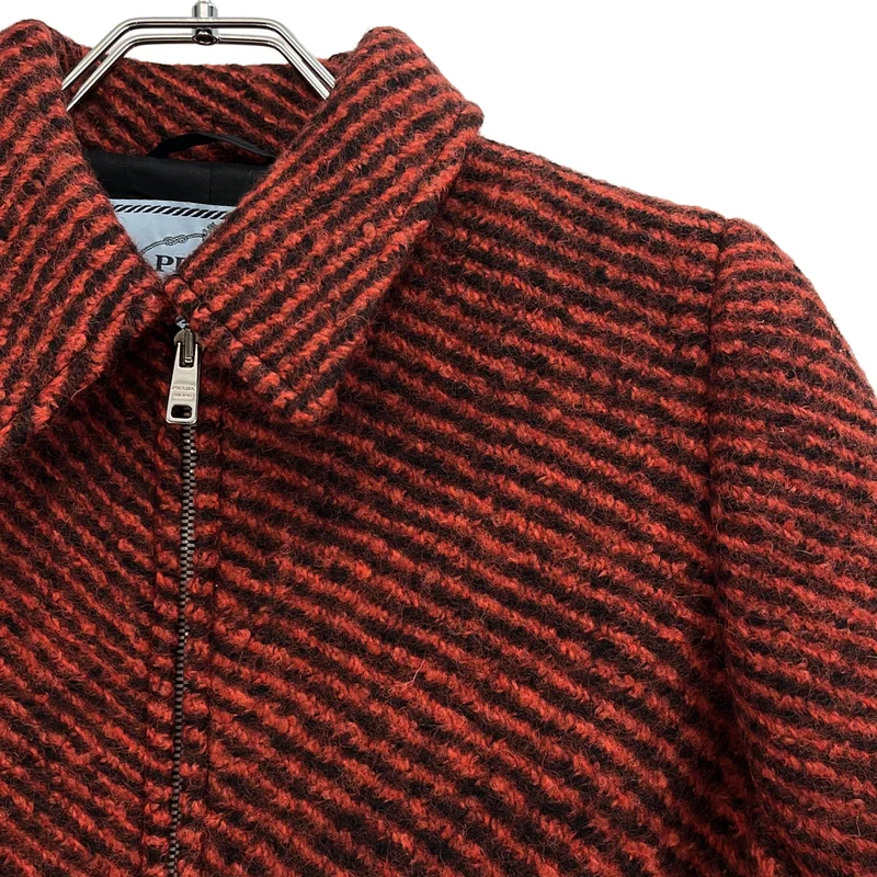 PRADA / プラダ | 2013AW | ウール 付け袖 ジップアップ ジャケット | 38 | レディース