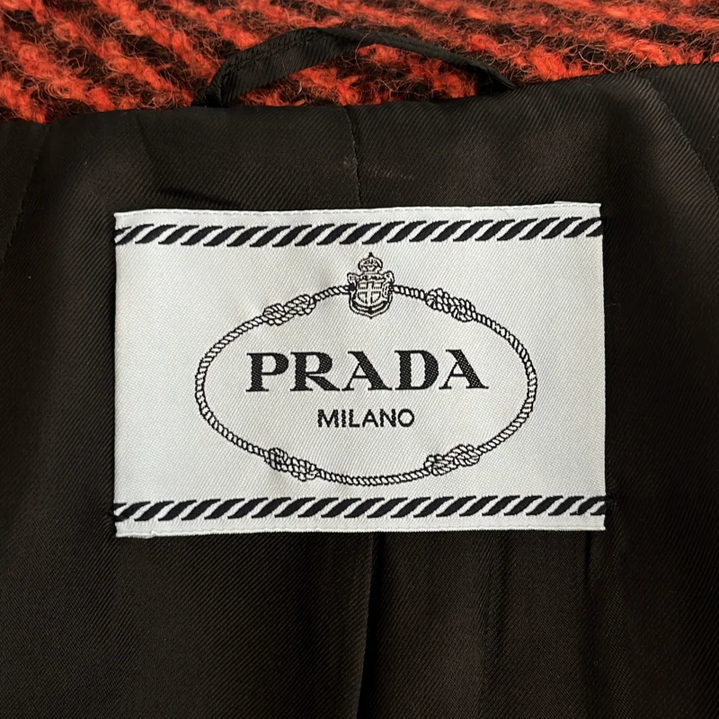 PRADA / プラダ | 2013AW | ウール 付け袖 ジップアップ ジャケット | 38 | レディース
