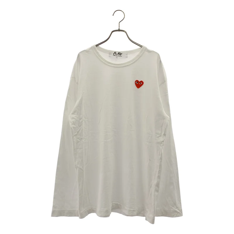 PLAY COMME des GARCONS / プレイコムデギャルソン | 2021 | ハートワッペン ロゴ オーバーサイズ カットソー | XXL | メンズ